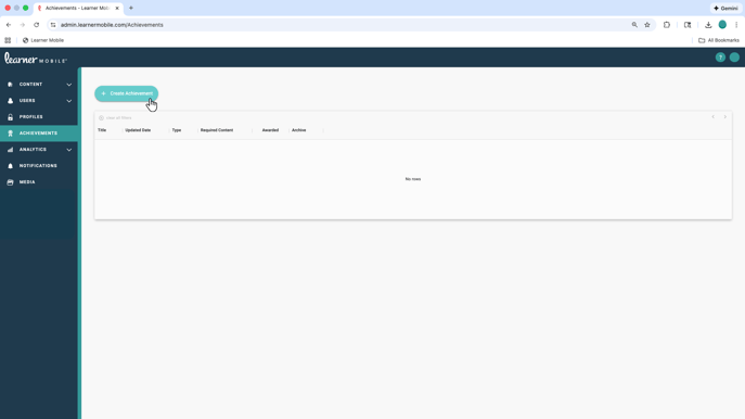 Create an achievement